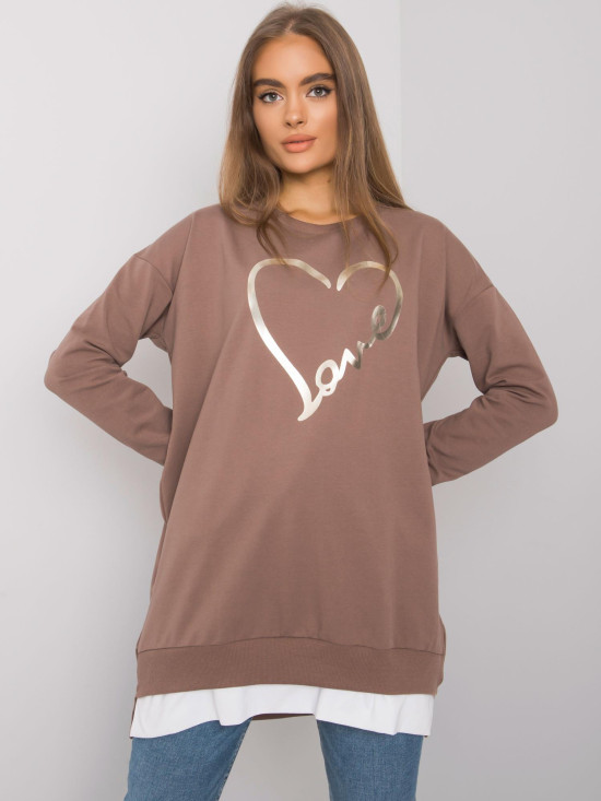 Brown Cotton Tunic RUE PARIS
