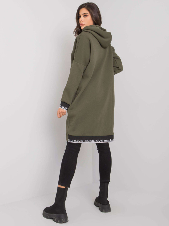 Khaki Women's Zip-Up Hoodie