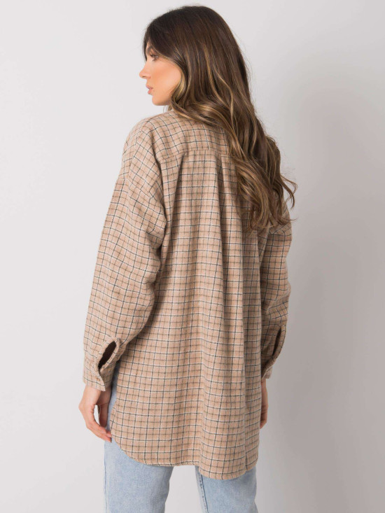Beige Long Sleeve Shirt