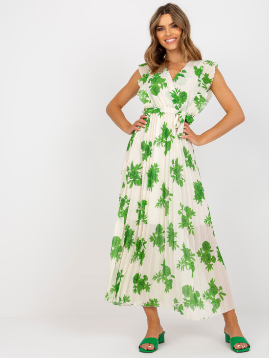 Elegant Green Midi Dress