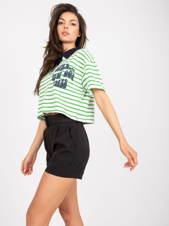 Comfortable Short-Sleeve Blouse