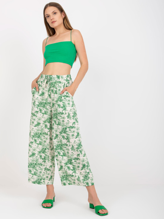 Stylish Beige High-Waisted Pants