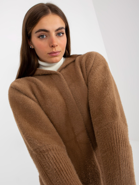 Light Brown Women's Alpaca Wool Coat Carolyn