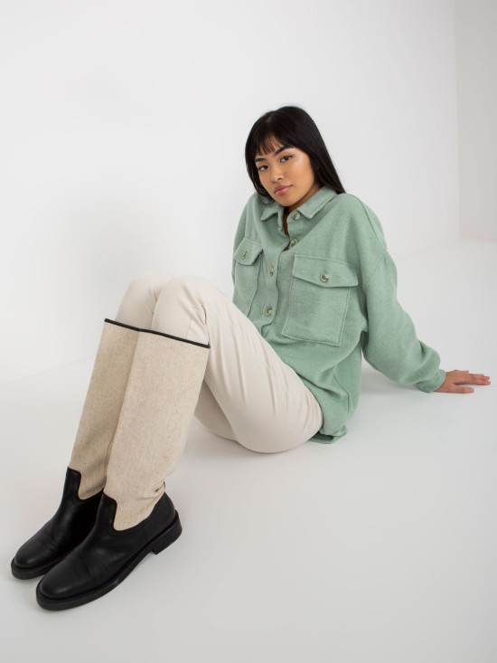 Mint Women's Button-Up Shirt