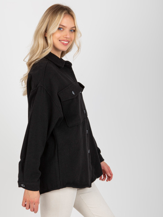 Black Shirt with Pockets