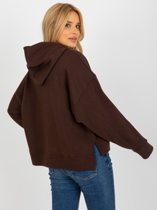 Brown Hooded Sweatshirt MAYFLIES