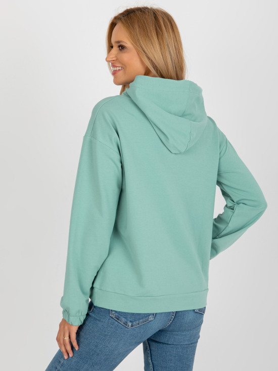 Pistachio Women's Hoodie with Patch