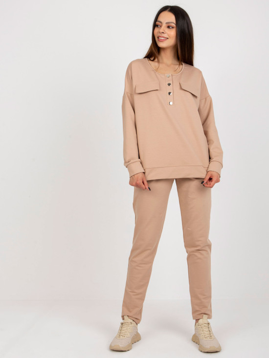 Camel Casual Set with Pants
