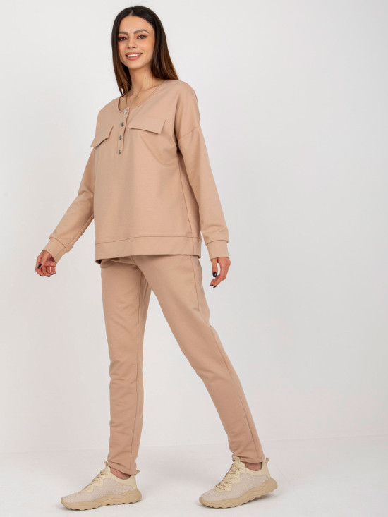 Camel Casual Set with Pants