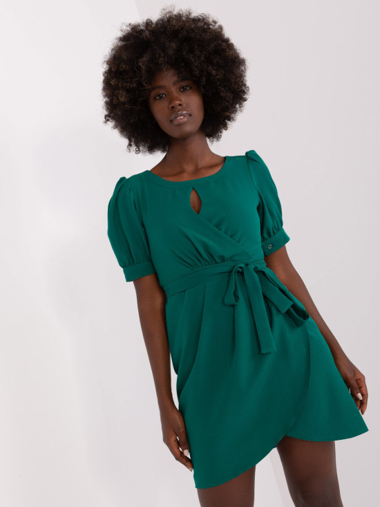 Dark Green Cocktail Dress Severin