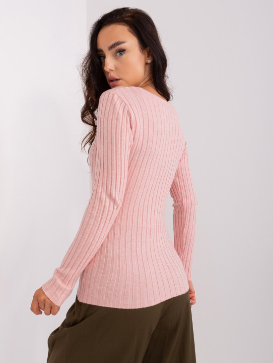 Light Pink Classic Knit Sweater