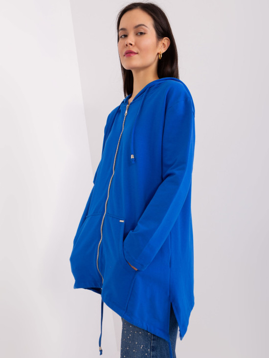 Dark Blue Zip-Up Hoodie