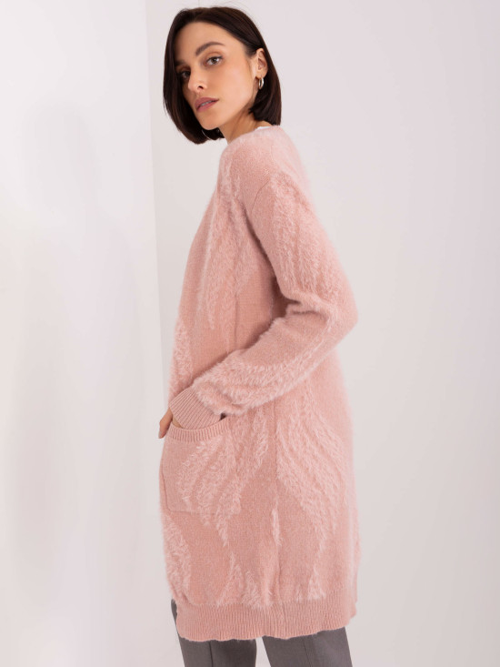 Light Pink Cardigan with Pockets