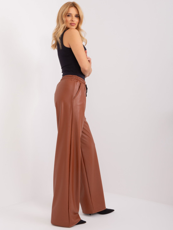 Elegant Eco-Leather Pants