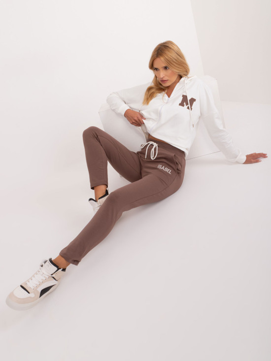 Stylish White-Brown Set
