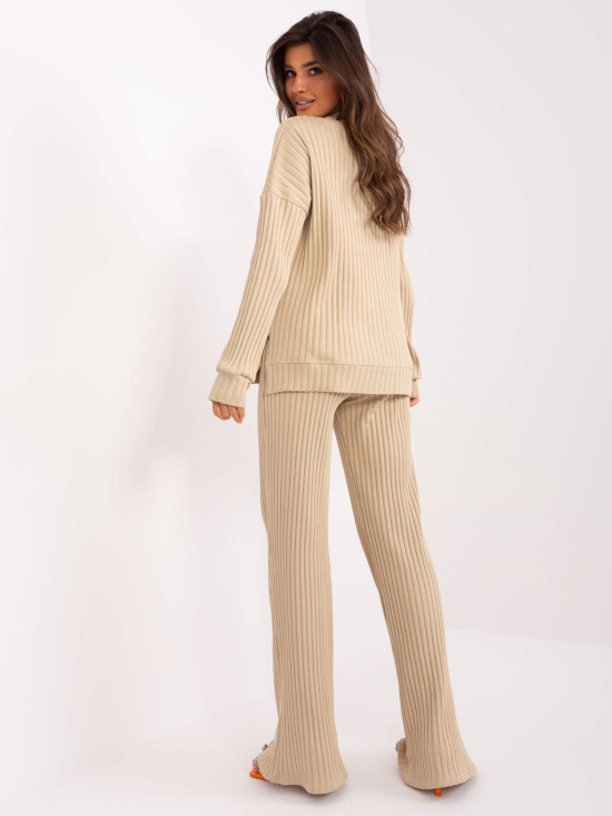 Beige Long Sleeve Set