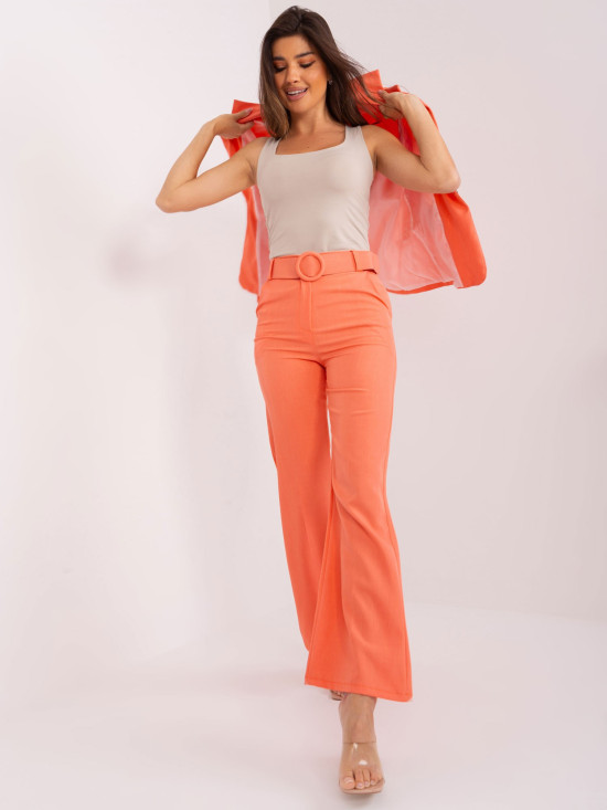 Elegant Fluo Orange Pants