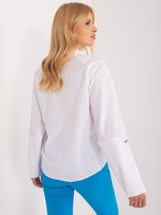 White Women's Long Sleeve Shirt