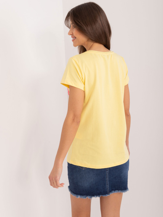 Yellow T-Shirt with Application