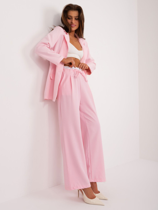 Elegant Palazzo Pants in Light Pink