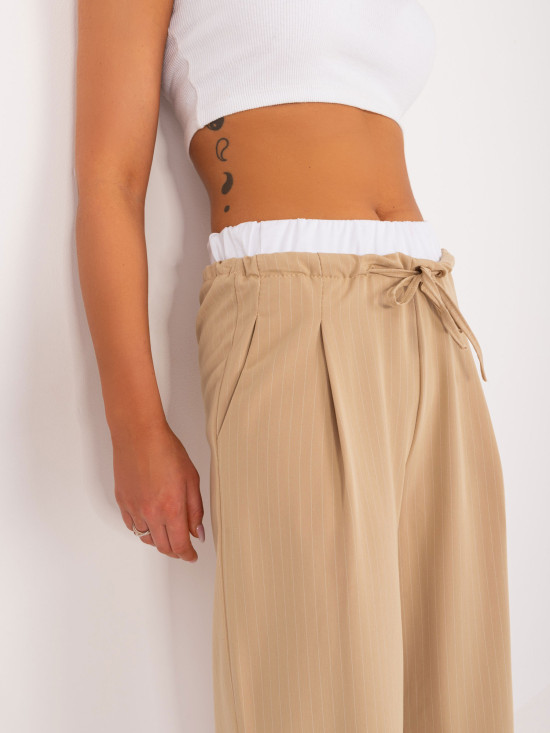 Elegant Palazzo Pants in Camel Color
