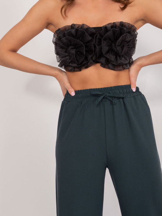 Elegant Dark Green Trousers