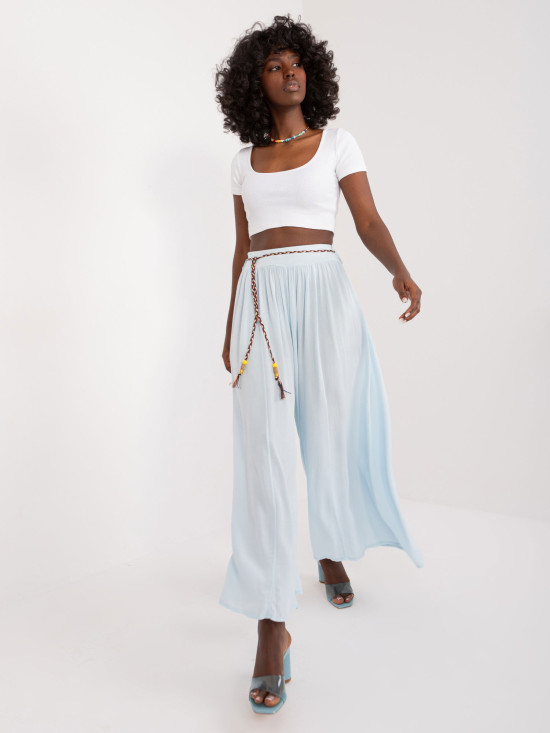 Elegant Palazzo Pants in Blue