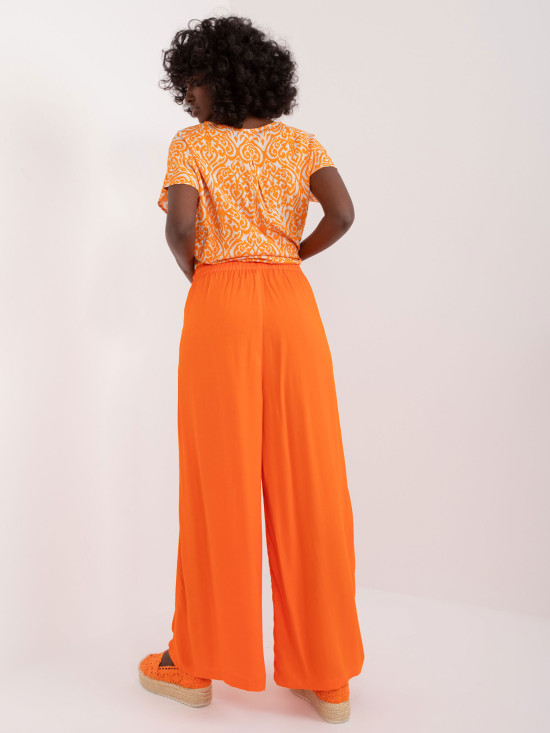 Stylish Orange Palazzo Pants