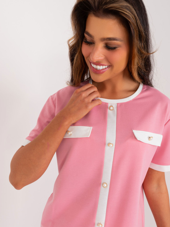 Elegant Pink Blouse