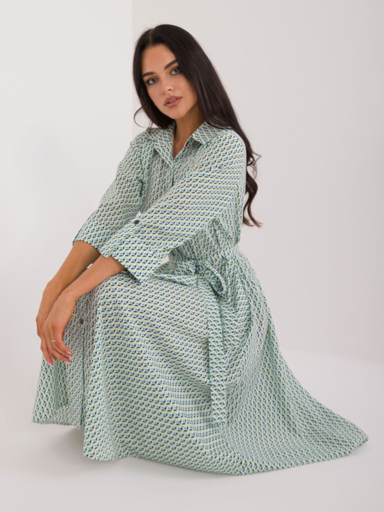 Comfortable Midi Dress with Print