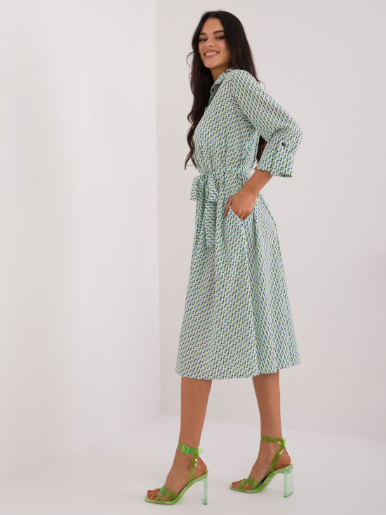 Comfortable Midi Dress with Print