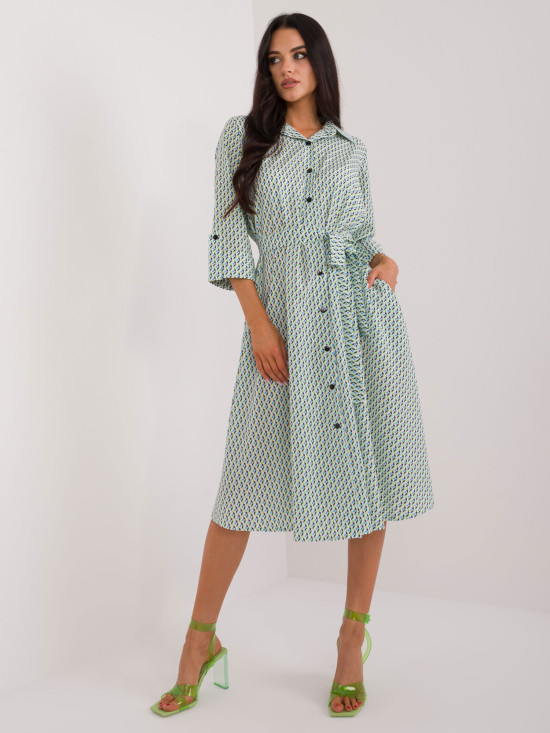 Comfortable Midi Dress with Print