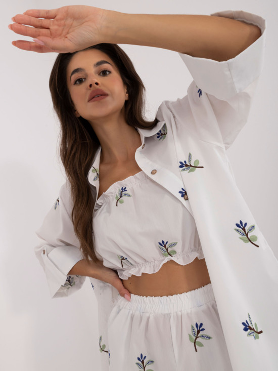 White 3/4 Sleeve Set