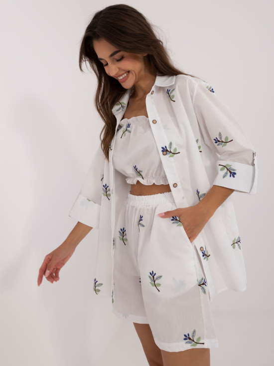 White 3/4 Sleeve Set