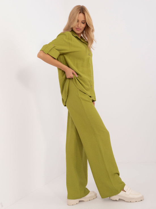 Lime Green Set with 3/4 Sleeves