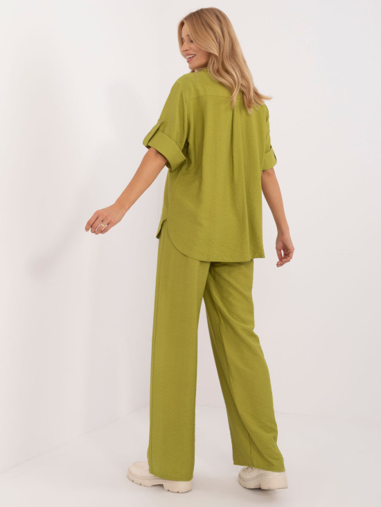 Lime Green Set with 3/4 Sleeves