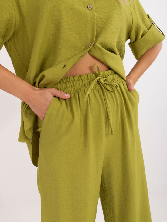 Lime Green Set with 3/4 Sleeves