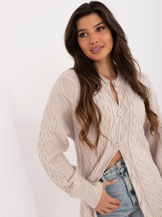Beige Long Sleeve Sweater