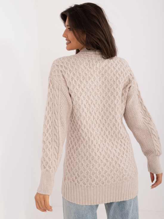 Beige Long Sleeve Sweater