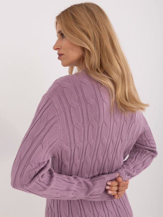 Purple Long Sleeve Sweater