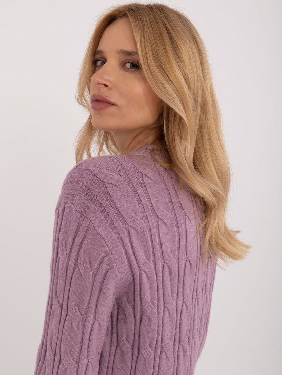 Purple Long Sleeve Sweater