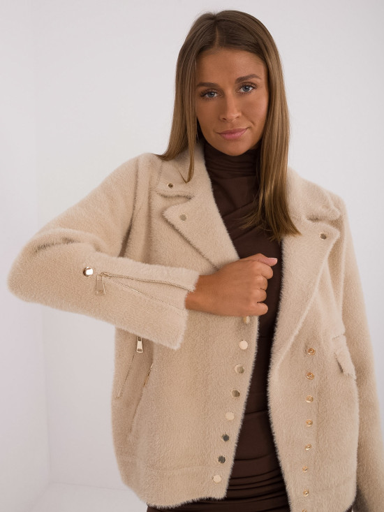 Beige Transitional Jacket