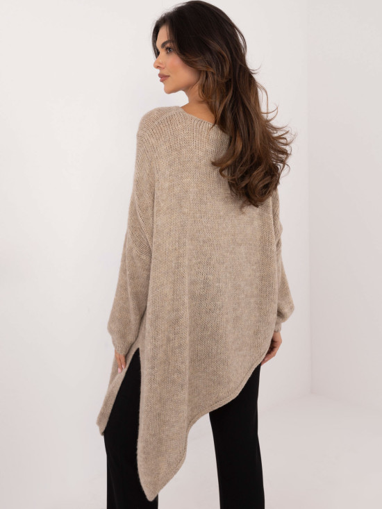 Beige Long Sleeve Sweater