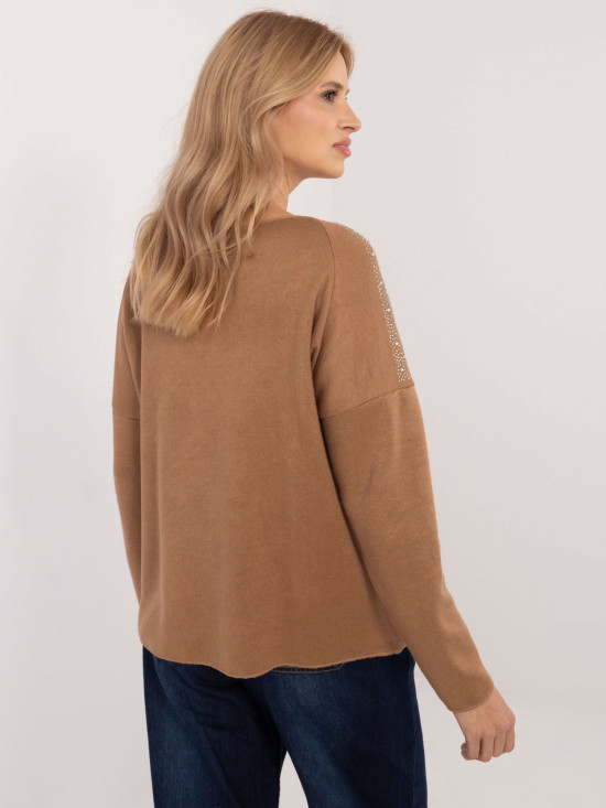 Elegant Sweater with Application