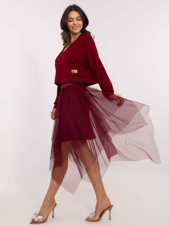 Elegant Bordeaux Set