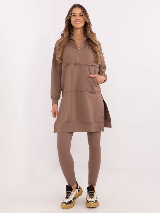 Brown Long Sleeve Set