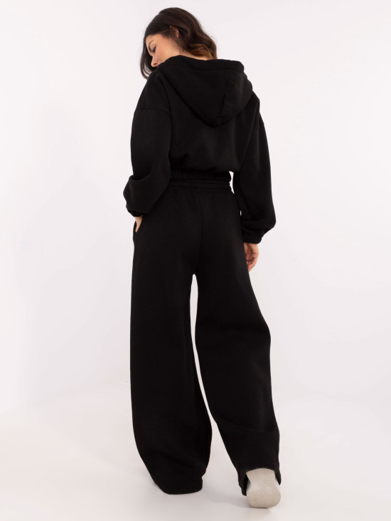 Stylish Black Hoodie Set