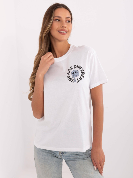 White Printed T-Shirt