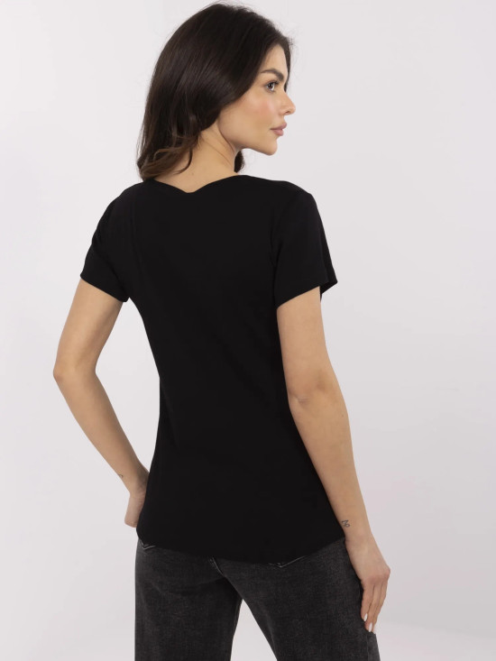 Stylish Black Short Sleeve T-Shirt