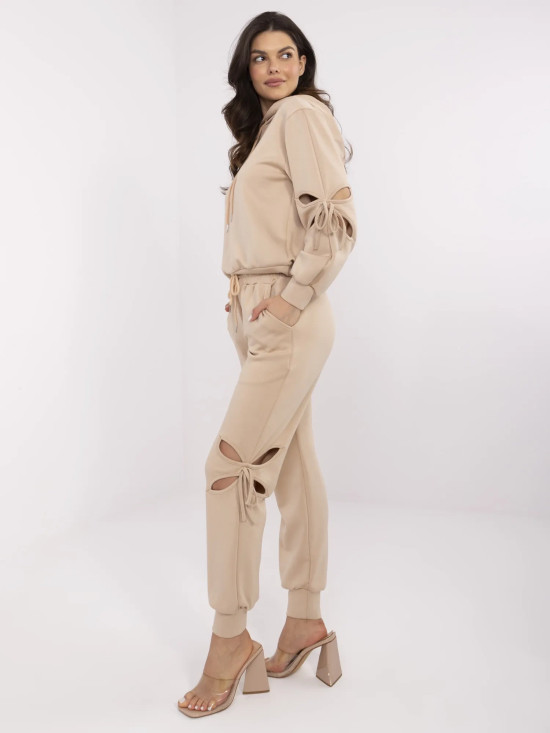 Beige Long Sleeve Set